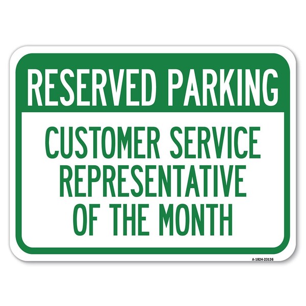 Reserved Parking Customer Service Representative of the Month Parking, A-1824-23136